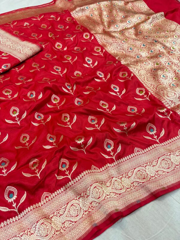 Pure Banarasi kataan handloom silk saree (Copy)