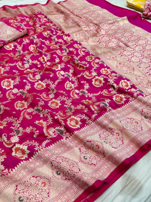 Pure Banarasi kataan handloom silk saree